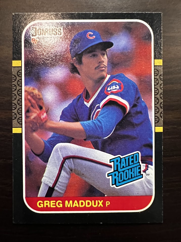 1987 Donruss Greg Maddux RC - Moore Sports Cards