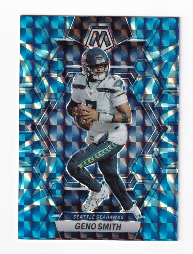 2023 Mosaic Blue Geno Smith Moore Sports Cards