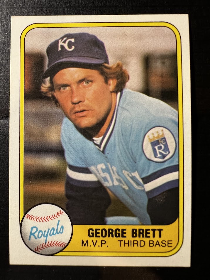 1981 Fleer George Brett - Moore Sports Cards